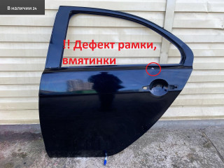 дверь задняя левая Mitsubishi Lancer 10 поколение CY2A 2008, 1.5 л., 4A91, бензин, АКПП, x42b - черный, седан, передний привод, 5730A581, M5730A581