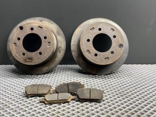 диски тормозные задние Mitsubishi Lancer 10 поколение CY2A 2008, 1.5 л., 4A91, бензин, АКПП, x42b - черный, седан, передний привод, MN116332, 4615A119, 4605A479