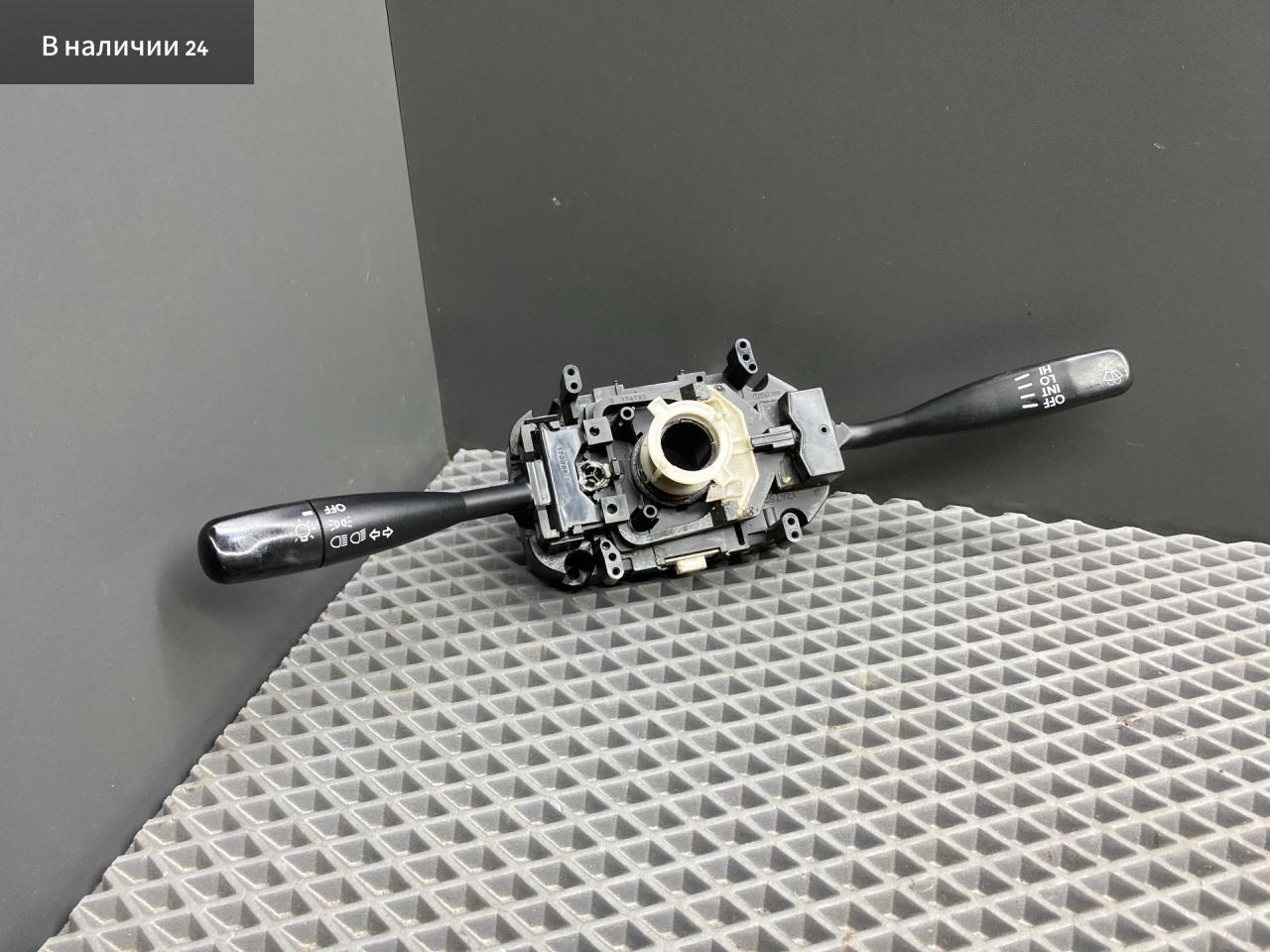 переключатель подрулевой (стрекоза) Toyota Cami 1 поколение J122E 2001, 1.3 л., K3-VE, бензин, АКПП, 6a5 - черный, внедорожник 5 дв., задний привод, правый руль, 84329-97201 - фото №1