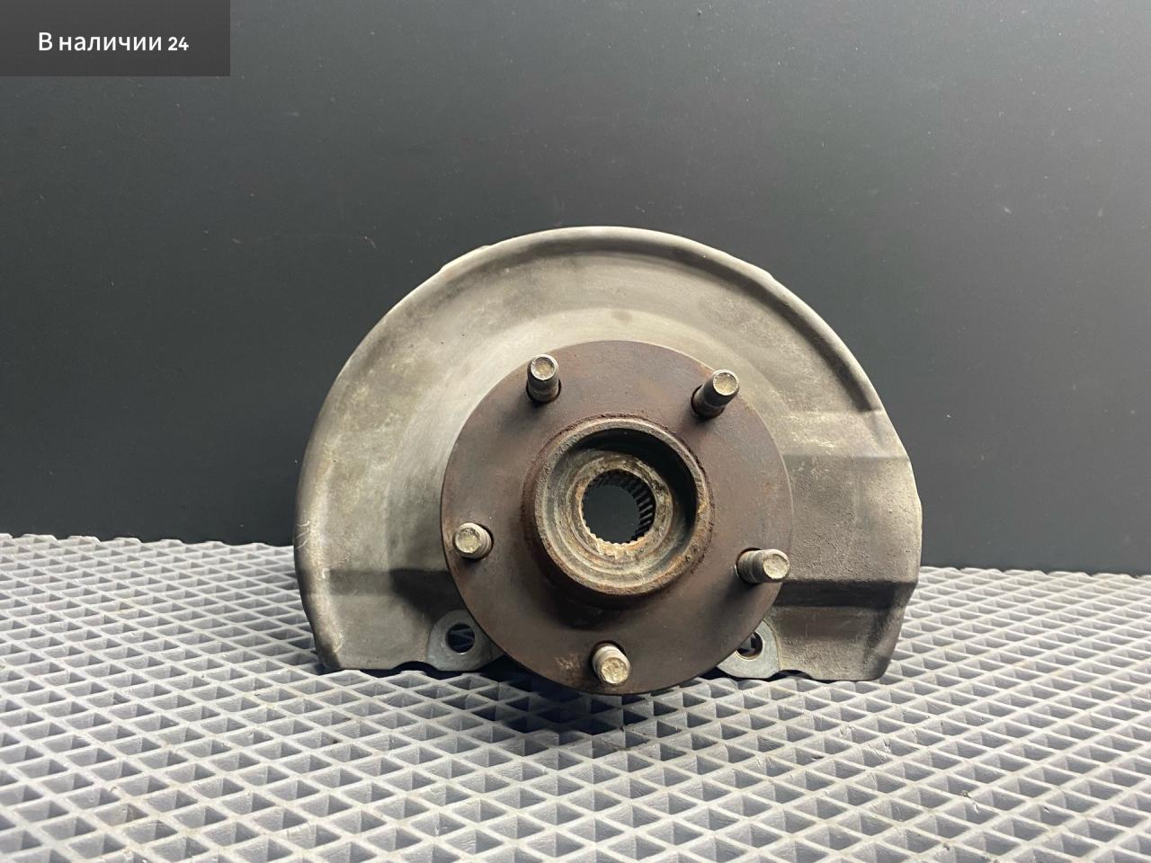 кулак поворотный левый Mitsubishi Lancer 10 поколение CY2A 2008, 1.5 л., 4A91, бензин, АКПП, x42b - черный, седан, передний привод, 3880A018, 3870A011, 4605A009 - фото №1