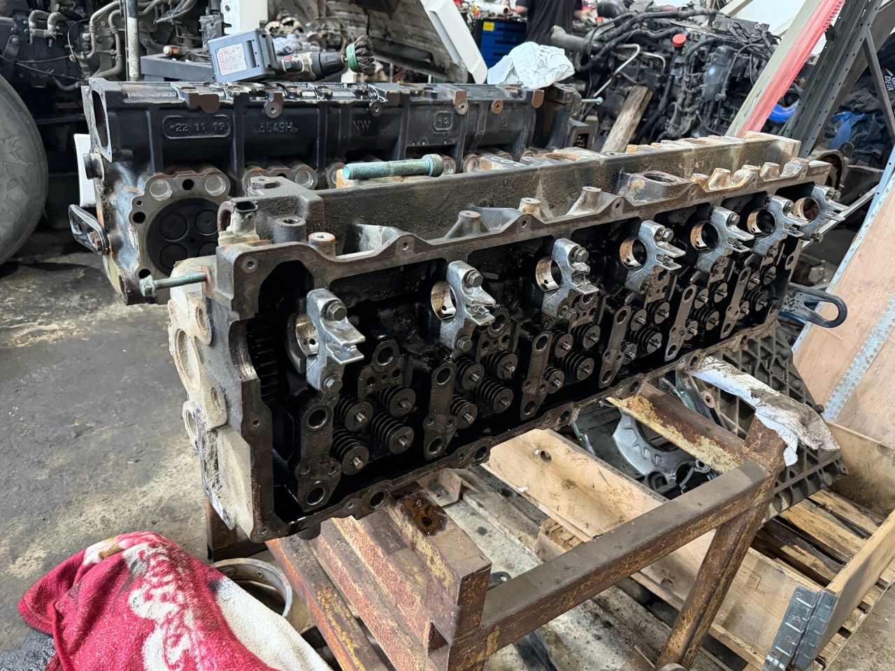 головка блока цилиндров MAN TGX 1 поколение 2023, 12.4 л., D2676LFAX, дизель, 51031006875, 51031026062 - фото №1