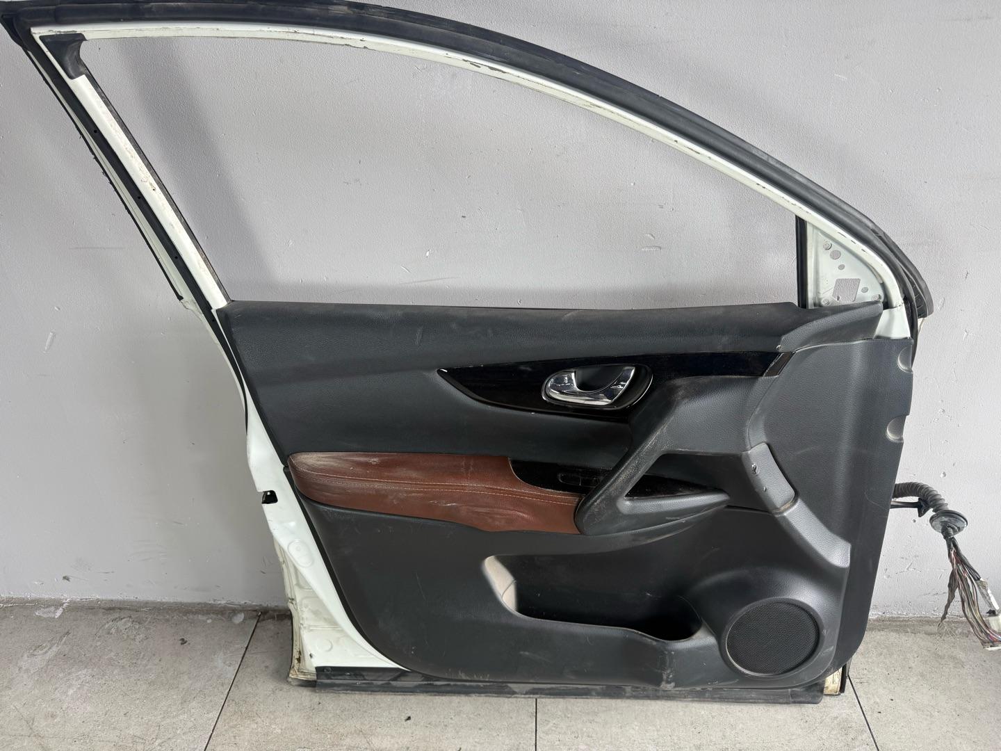 Дверь передняя левая В СБОРЕ  ПОД РЕМОНТ  Для Nissan Qashqai J11 с 2014 года.
