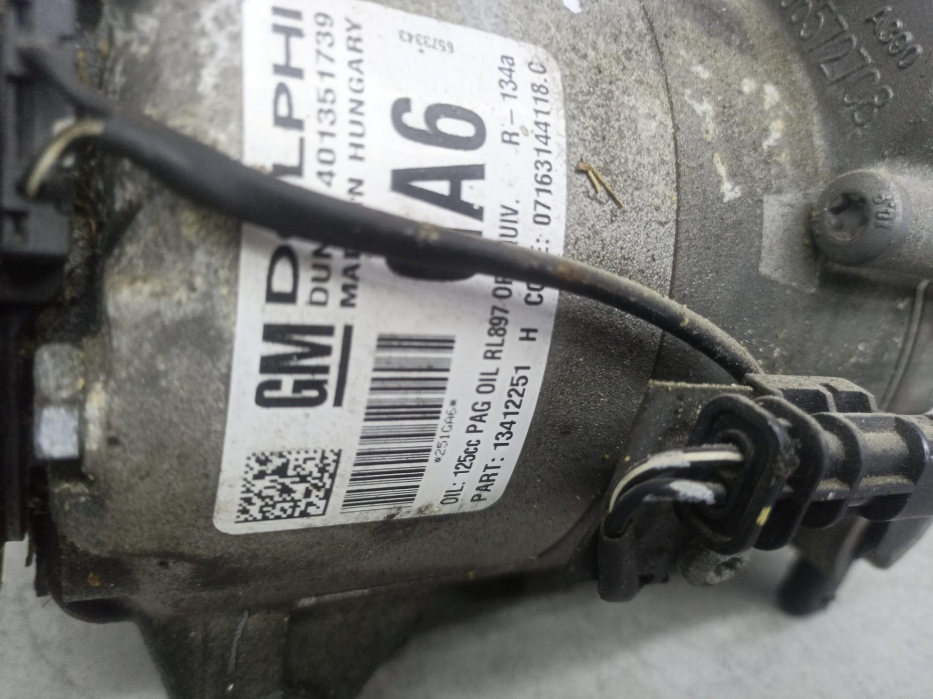 Компрессор кондиционера Opel Astra J a16let