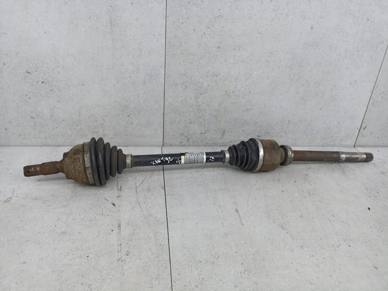 полуось передняя правая (приводной вал, ШРУС) Citroen C4 Cactus 1 поколение 2017, 9806459280 - фото №1