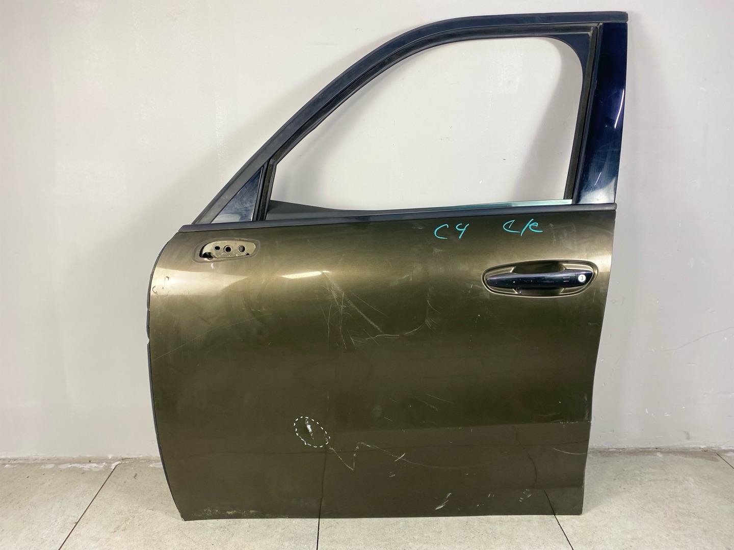 Дверь передняя левая Citroen C4 grand picasso 2 1.6 ,  есть дефект царапины , б/у оригинал,  цена указана за голую дверь