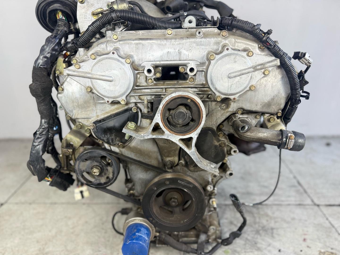 Двигатель Nissan Murano z50 Teana J31 3.5 VQ35DE Nissan 3.5 VQ35DE (б/у)Марка: NissanМодель: Teana Murano Кузов: J31 Z50Двигатель: 3.5 VQ35DEПроизводитель: Nissan