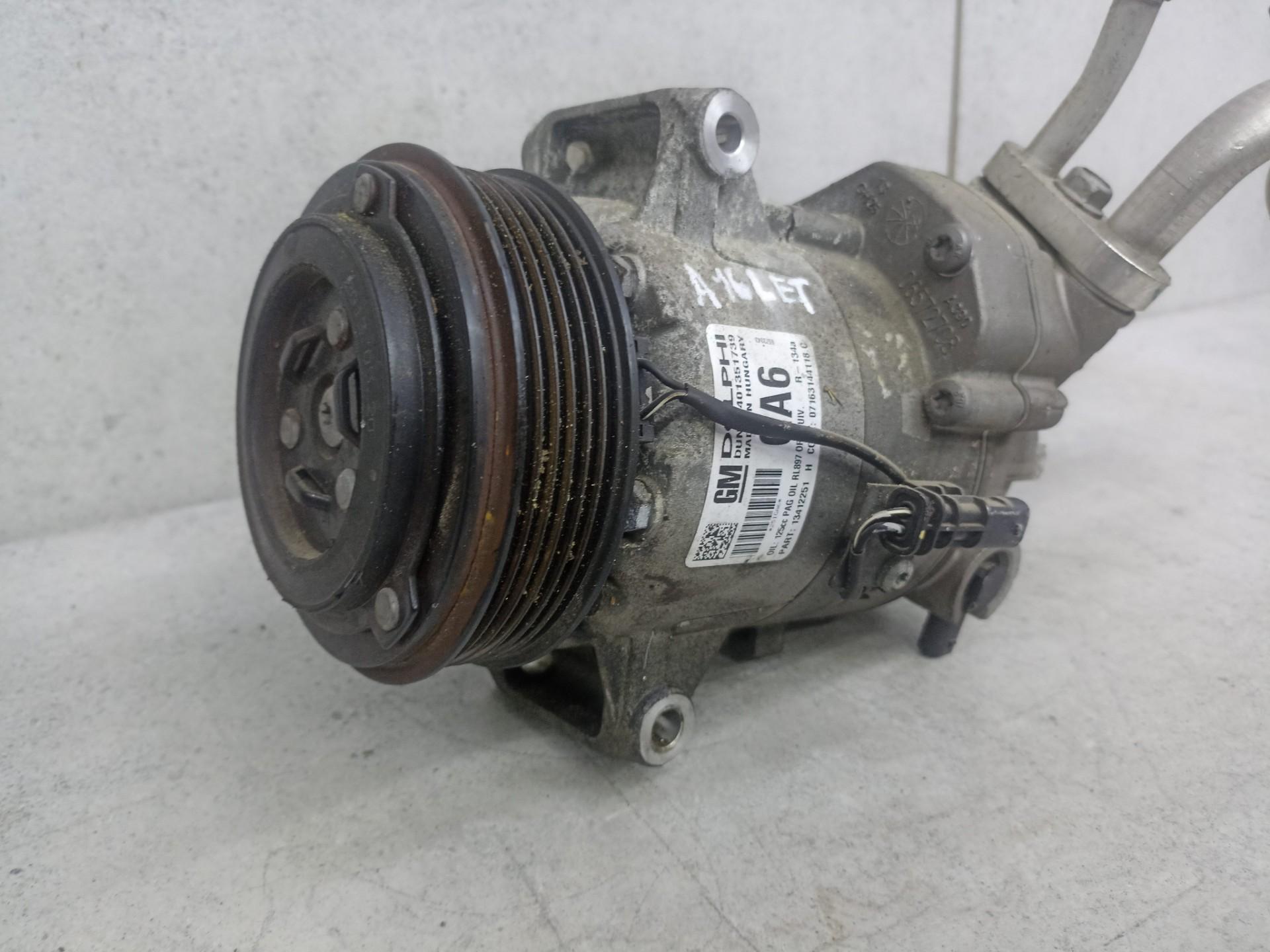 Компрессор кондиционера Opel Astra J a16let