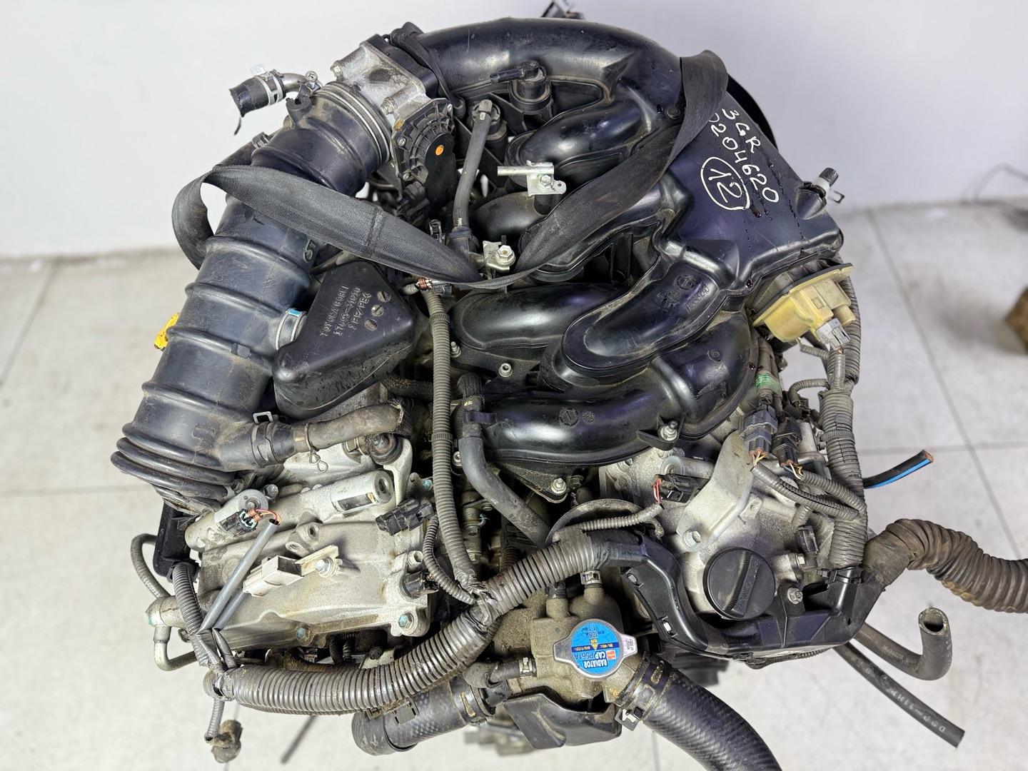 Контрактный двигатель 3GR-FSE 3.0L из Японии,  без пробега по России. Двигатель 3GR в идеальном состоянии. С минимальным пробегом по Японии. Двигатель 3GR-FSE 3.0L для автомобилей (2WD,  4WD): Лексус GS300,  Тойота Кроун,  Тойота Марк Х. - Двигатель 3GR-F