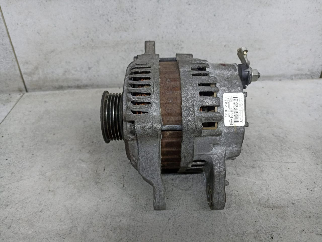 генератор Mitsubishi Lancer 10 поколение 2008, 1.5 л., 4A91, бензин, A5TG0092AE, 1800A071 - фото №1