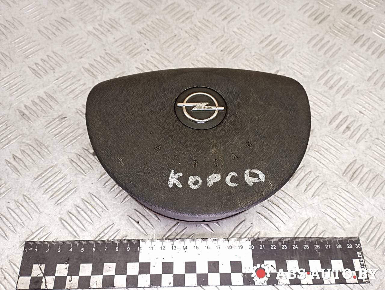 подушка безопасности водителя Opel Corsa C 2003, 09130793, 09229386, 16835215 - фото №1