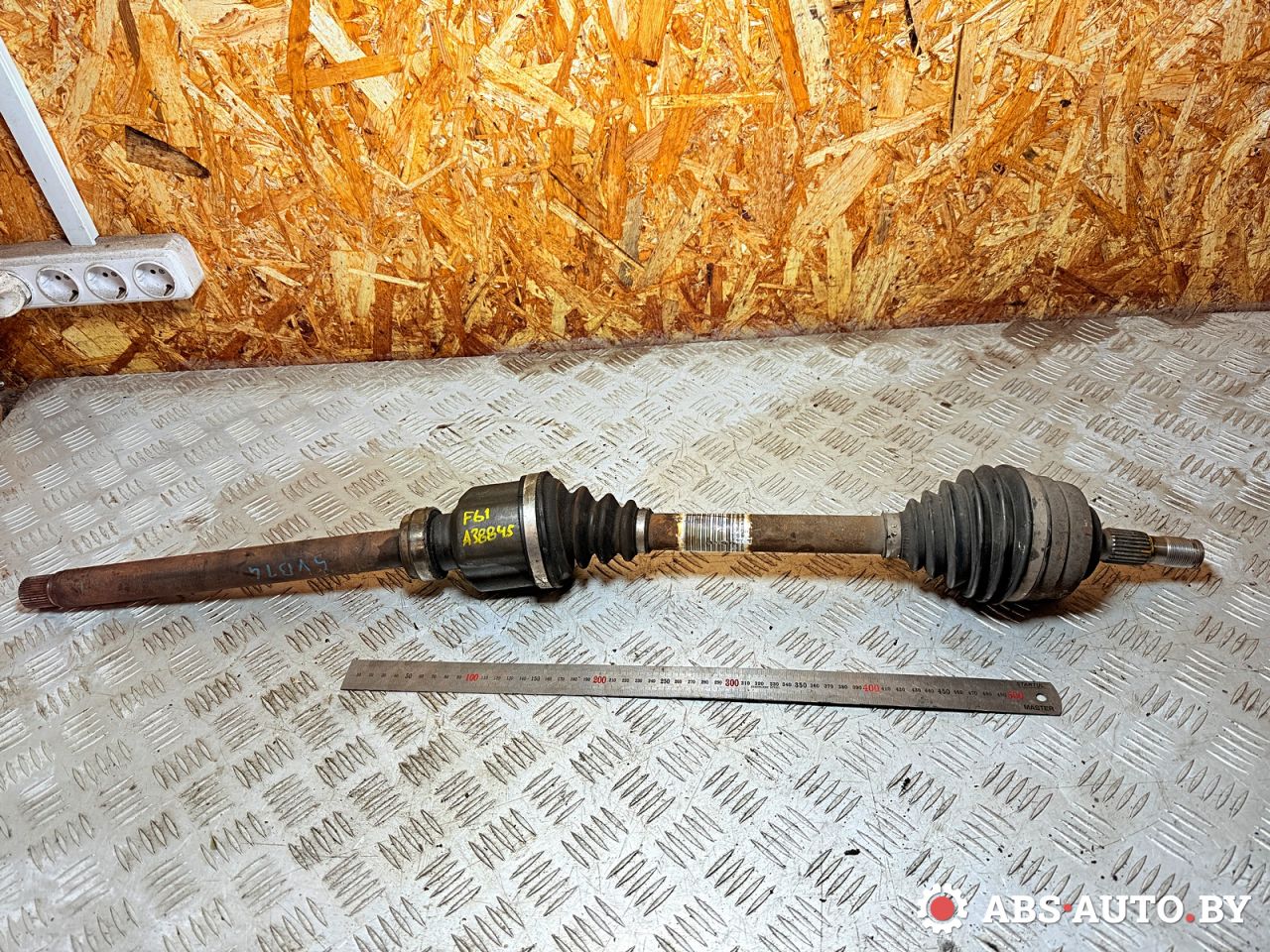полуось передняя правая (приводной вал, ШРУС) Peugeot 3008 1 поколение 2011, 2.0 л., RHH (DW10CTED4), дизель, робот, 9685126480 - фото №1