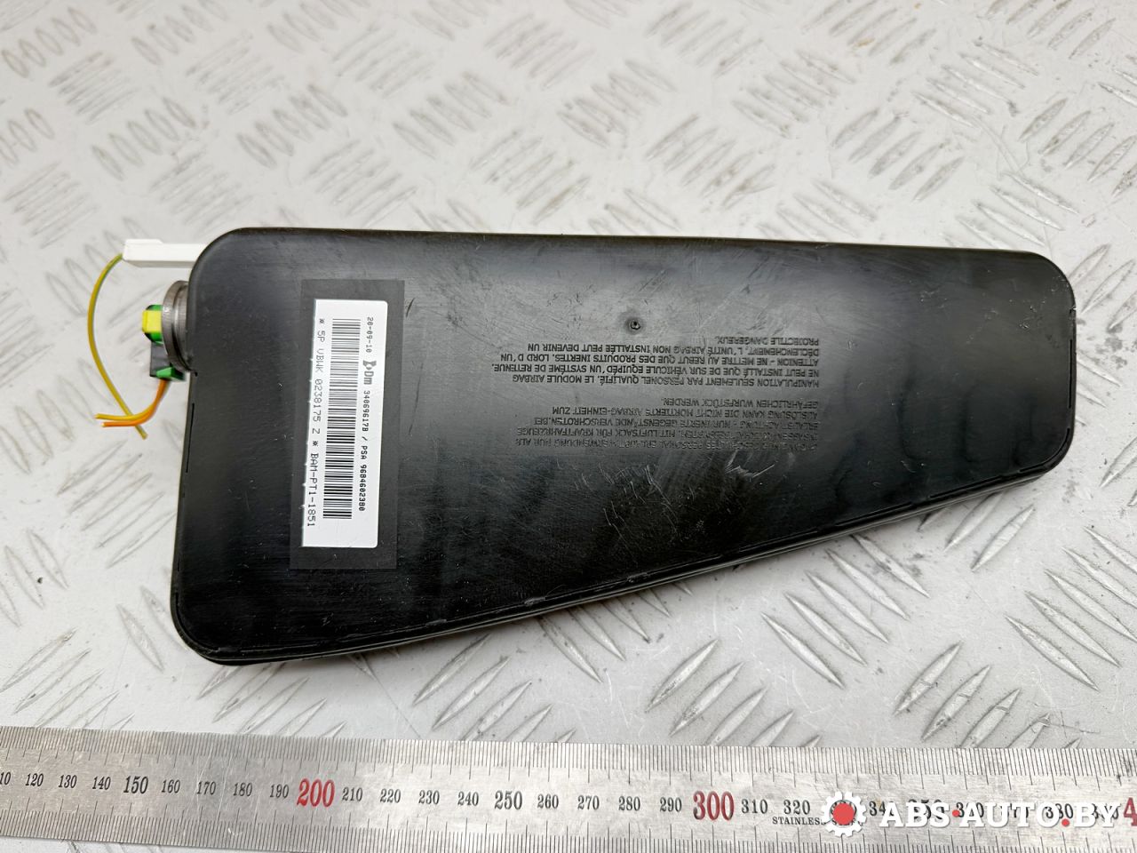 подушка безопасности сиденья Peugeot 3008 1 поколение 2011, 2.0 л., RHH (DW10CTED4), дизель, робот, 9684602380, 34069617B, 34069622 - фото №1