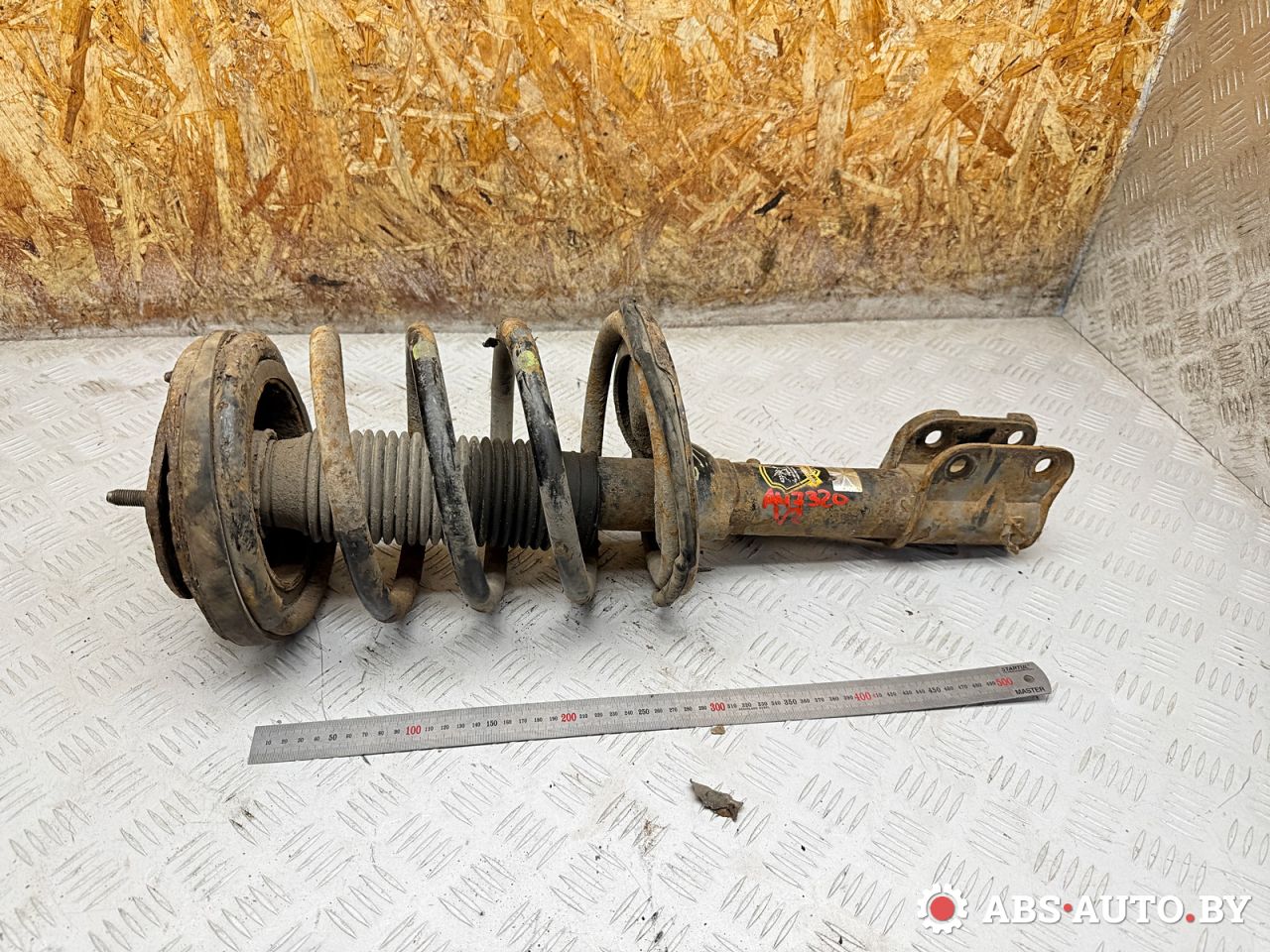 стойка передняя левая Hyundai Santa Fe 2 поколение (CM) 2006, 2.2 л., D4EB, дизель, МКПП, внедорожник 5 дв., 546502B200 - фото №1