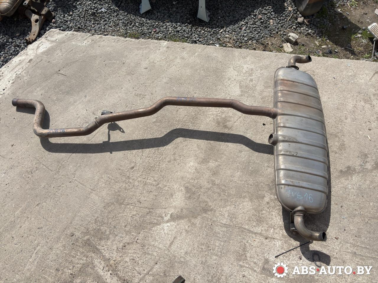 глушитель Volkswagen Touareg 1 поколение 2006, 3.0 л., BKS, дизель, АКПП, внедорожник 5 дв., полный привод - фото №1
