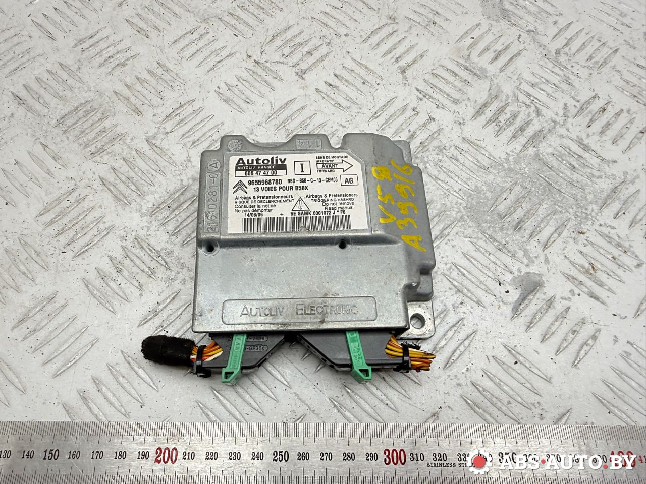 блок AirBag Citroen C4 Grand Picasso 1 поколение 2006, 1.8 л., 6FY (EW7A), бензин, МКПП, 9655968780, 606474700 - фото №1