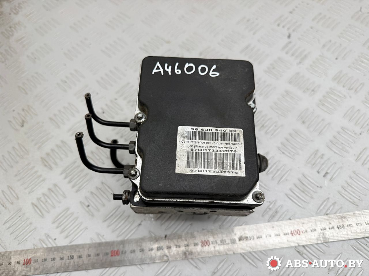 блок ABS Peugeot 407 1 поколение 2007, 2.2 л., дизель, универсал, 9663894080, 0265235273, 9662005180, 0265950659 - фото №1