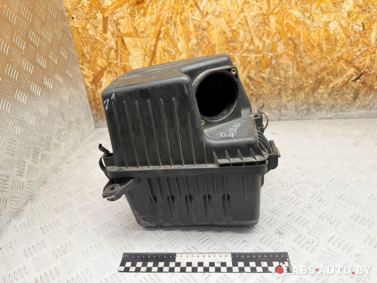 корпус воздушного фильтра Hyundai Santa Fe 2 поколение (CM) 2006, 2.2 л., D4EB, дизель, МКПП, внедорожник 5 дв., 281122B200, 281112B200 - фото №1