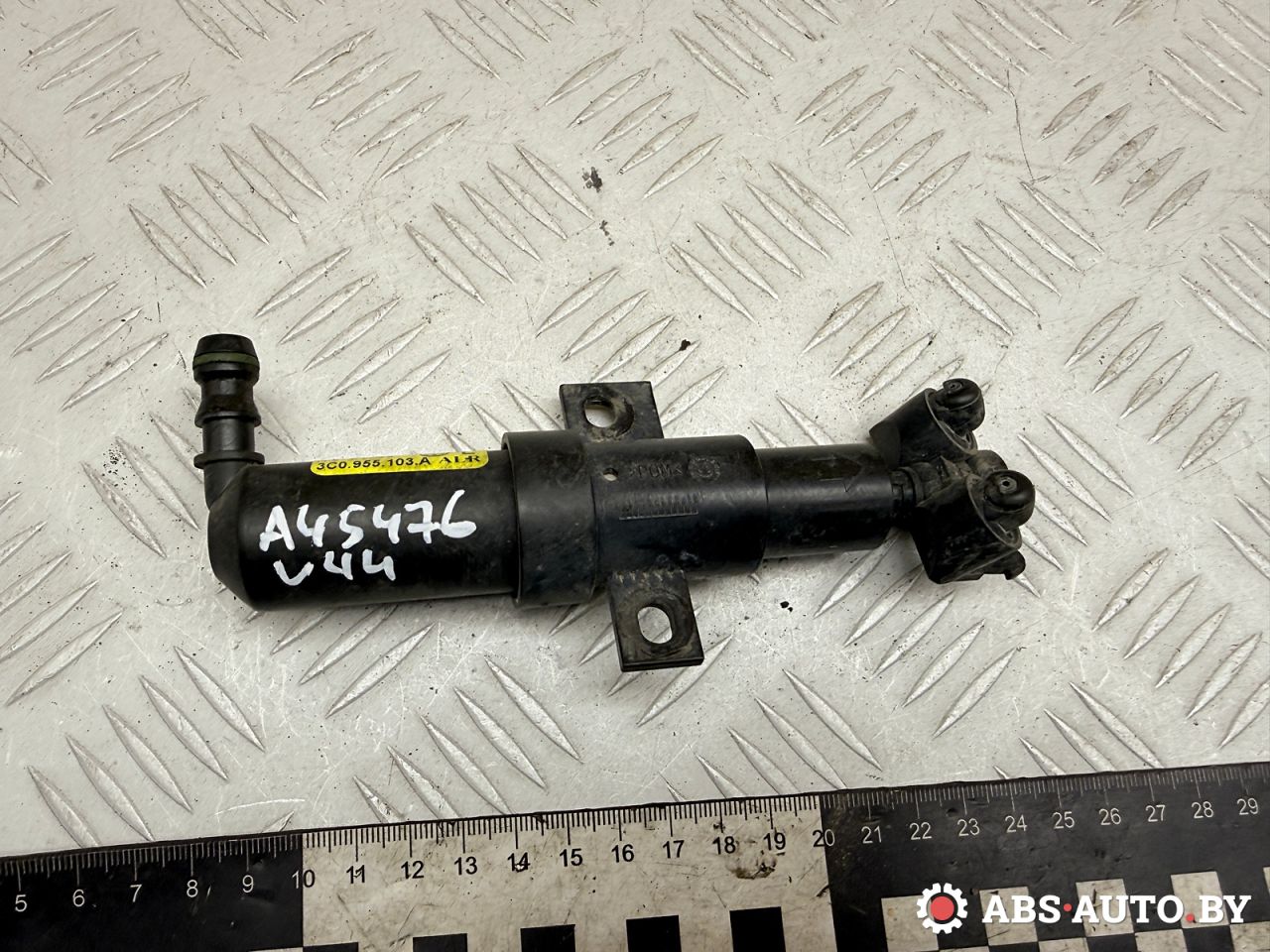 форсунка омывателя фары Volkswagen Passat B6 2007, 2.0 л., BMP, дизель, МКПП, универсал, 3C0955103A, 1307030327 - фото №1