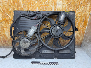 вентилятор радиатора Volkswagen Touareg 1 поколение 2006, 2.5 л., BAC, дизель, МКПП, внедорожник 5 дв., 0130303922, 7L0121203F, 1137328173, 0130303293, 7L0959455D, 0130303292, 7L0959455C, 1137328172, 7L0121207D, 3135103598