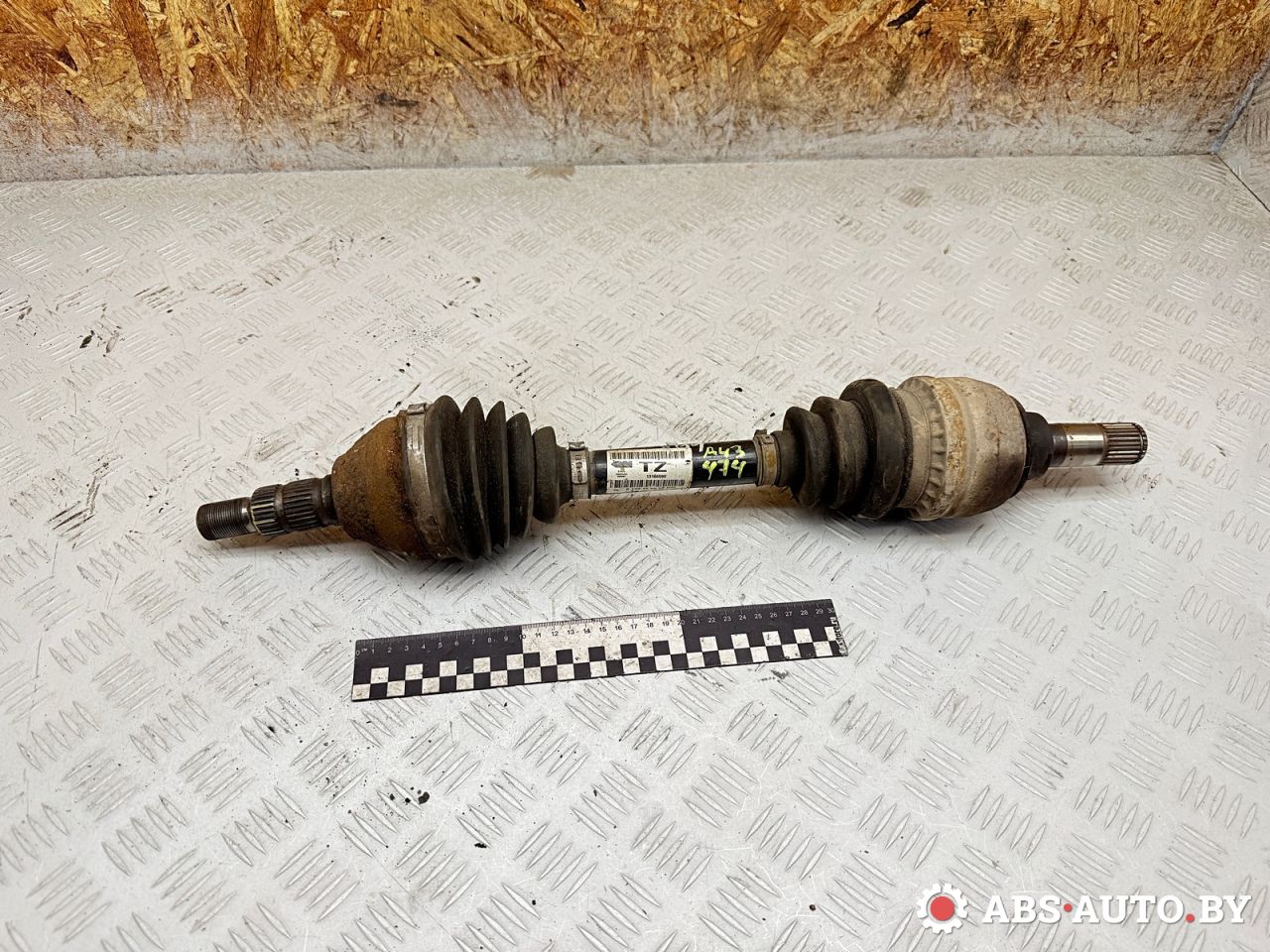 полуось передняя правая (приводной вал, ШРУС) Opel Vectra C 2004, 2.2 л., Y 22 DTR, дизель, МКПП, седан, 13109194, 13166587, 13166590, 374470, 374536, 374537, 9186550, 95520755, 55184553 - фото №1