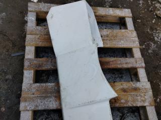 дефлектор (обтекатель) кабины Mercedes-Benz Actros 4 поколение (MP4) 2016, om471.926, дизель, АКПП, белый, правый руль