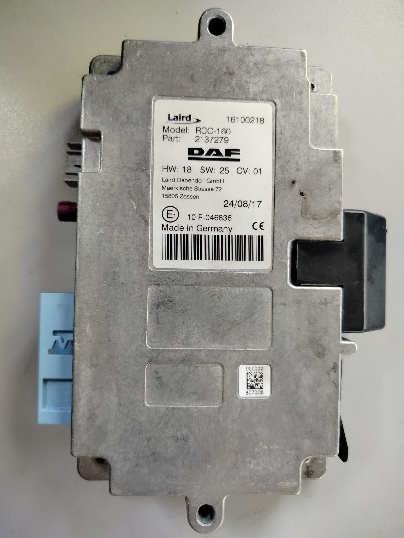 блок управления (другие) DAF XF 106 1 поколение 2017, MX-13, белый, правый руль, 2137279, 2162189, 2187401, 2306960 - фото №1