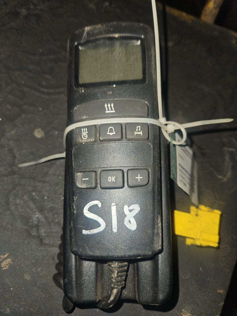 Пульт управления Вебасто (Webasto) Scania R 3 поколение 2008, синий, грузовик, 2008143, 2056370, 1758151, 1794491, 2277969 - фото №1