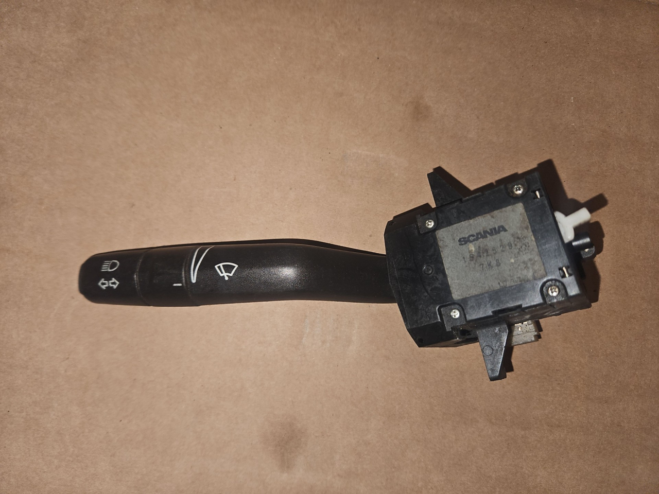 переключатель подрулевой (стрекоза) Scania R 3 поколение 2008, белый, грузовик, 1542529, 1422111 - фото №1