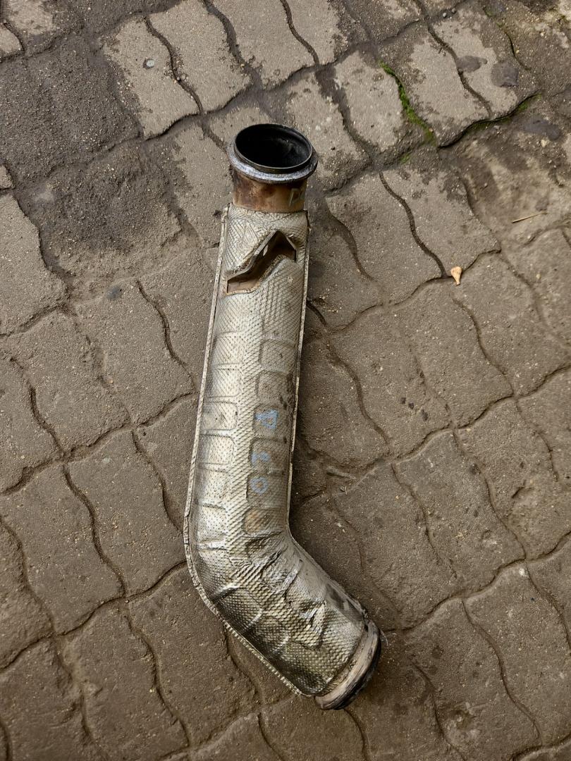 Труба глушителя DAF XF 106 1 поколение 2020, MX-13, АКПП, белый, правый руль, 2121618 - фото №1