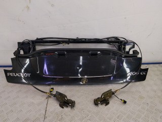 механизм складывания крыши Peugeot 206 1 поколение 2002, 1.6 л., NFU (TU5JP4), бензин, МКПП, черный, кабриолет, передний привод
