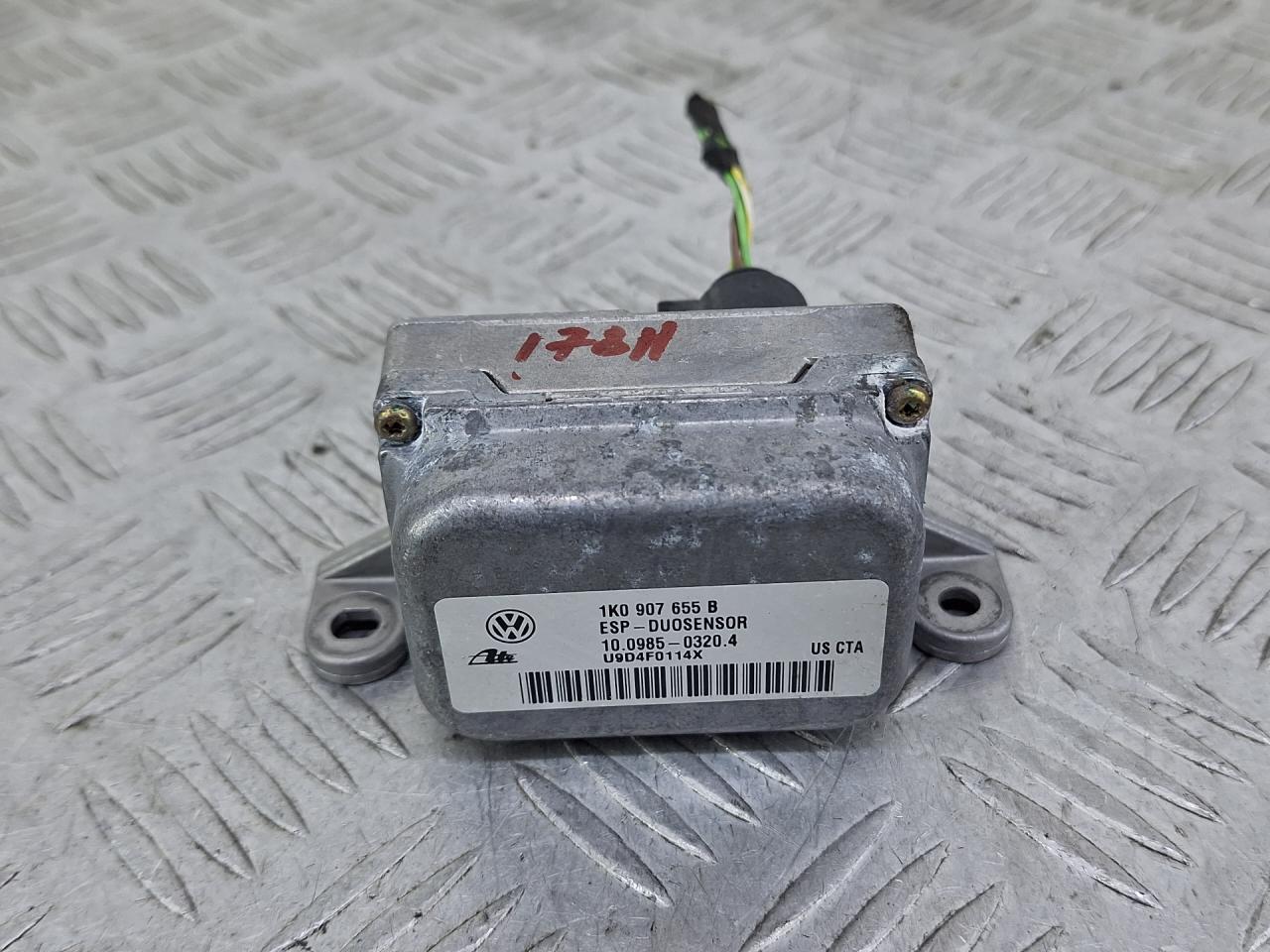Блок управления ABS/ESP Volkswagen Touran 1 поколение 2005, 1.9 л., дизель, МКПП, минивэн, передний привод, 1K0907655B - фото №1