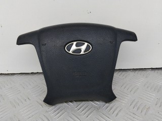 подушка безопасности водителя Hyundai Santa Fe 2 поколение (CM) 2007, 2.2 л., D4EB, дизель, АКПП, серый, внедорожник 5 дв., полный привод, SA102550000