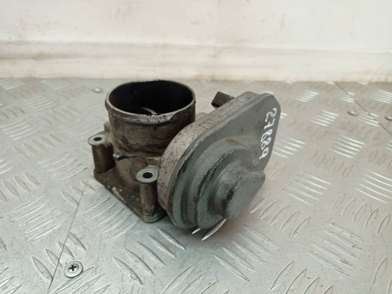 заслонка дроссельная Opel Antara 1 поколение 2006, 2.0 л., Z 20 DMH, дизель, 5МКПП, серебро, внедорожник 5 дв., полный привод, 96440414, B061880098 - фото №1