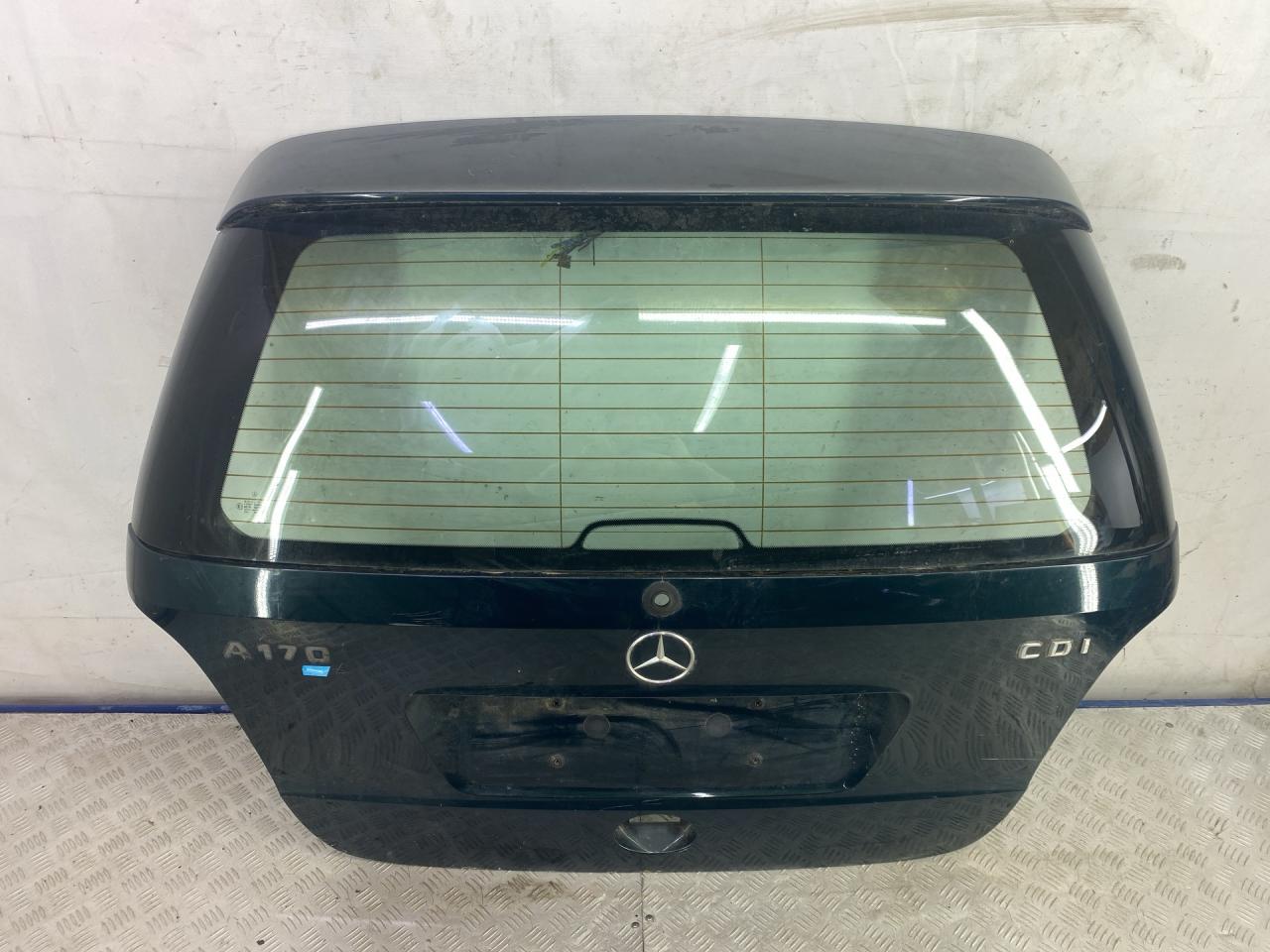 крышка багажника (дверь 3-5) Mercedes-Benz A-Класс W168 2001, 1.7 л., OM 668.942, дизель, МКПП, темно-зеленый, хетчбэк 5 дв., передний привод, A1687420110 - фото №1