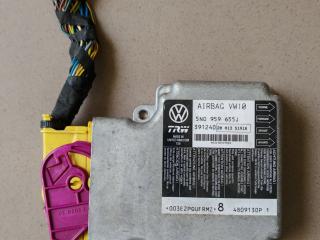 блок AirBag Volkswagen Tiguan 1 поколение 2009, 2.0 л., CBAB, дизель, МКПП, внедорожник 5 дв., 5N0959655J
