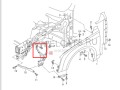крепление ( кронштейн ) крыла Audi A8 D4 [рестайлинг] 2015, 4H0821394, 4H0821136E - фото №7