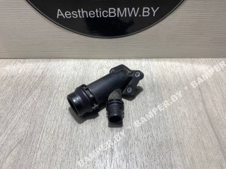 фланец (тройник) системы охлаждения BMW 3 серия E90/E91/E92/E93 2006, 2.0 л., дизель, АКПП, седан, 11122247744, 2247744