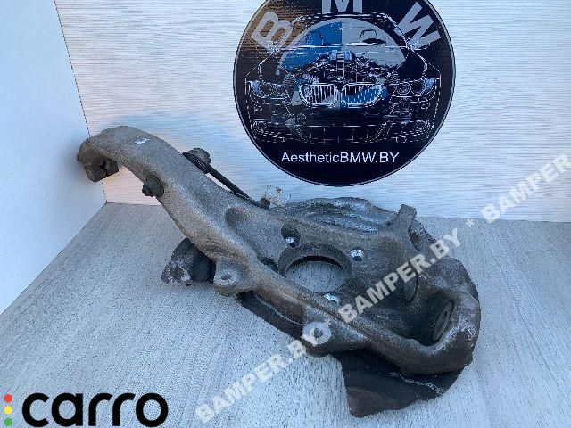 кулак поворотный левый BMW X5 E70 2007, 3.0 л., дизель, АКПП, внедорожник 5 дв. - фото №1