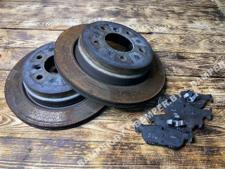 диск тормозной задний BMW 3 серия E90/E91 [рестайлинг] 2009, 2.0 л., бензин, МКПП, универсал, 34116782396, 34216764653, 6764653, 6782396