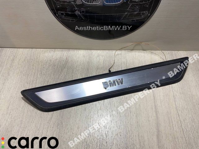 накладка на порог внутренняя BMW 7 серия F01/F02 2009, 4.4 л., бензин, АКПП, седан, 51477181011, 51477181015, 7181011, 7181015 - фото №1