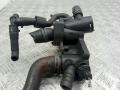 корпус термостата Volkswagen Golf 4 поколение 2000, 1.4 л., i, 032121111NQ - фото №3