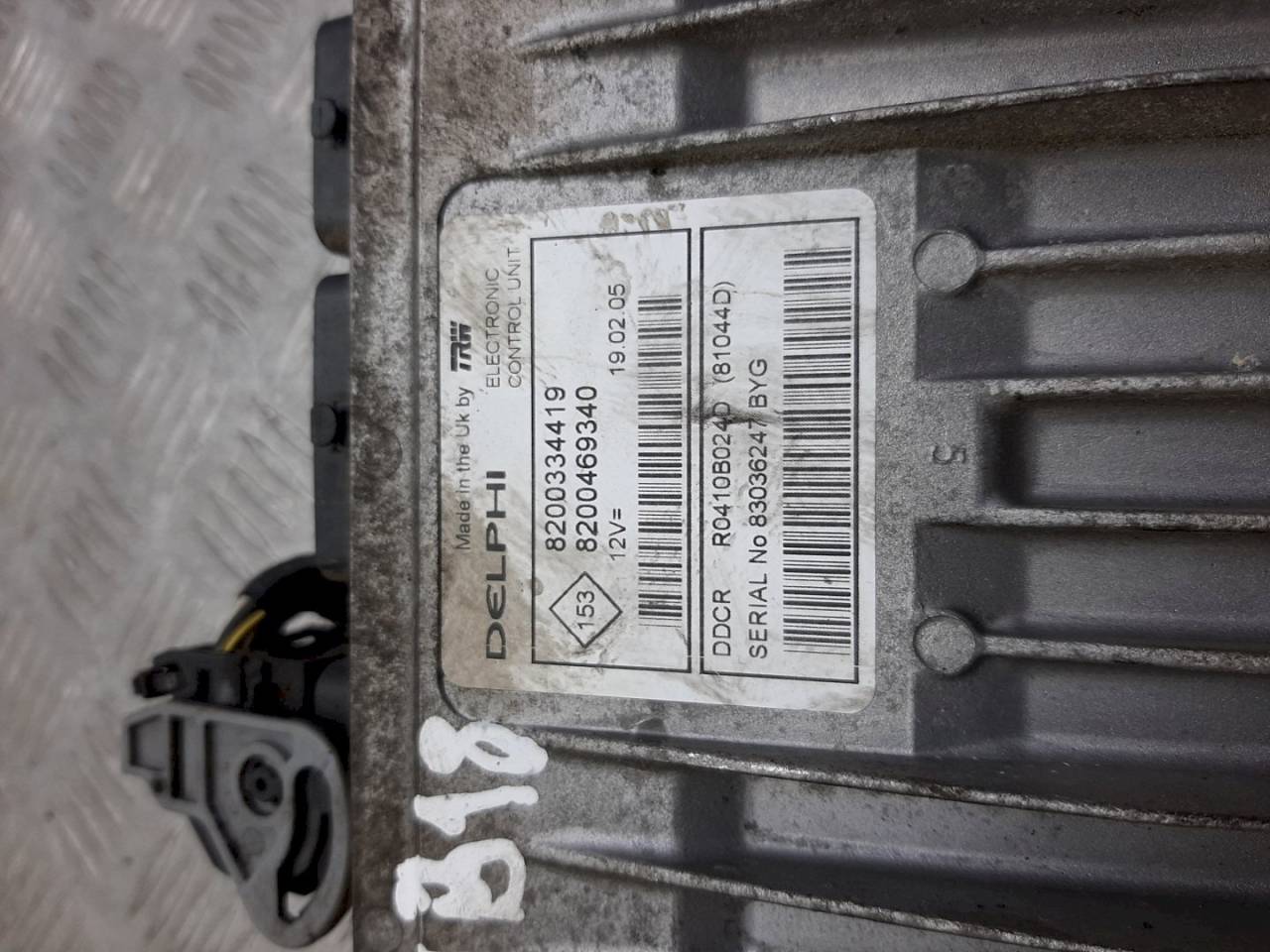 блок управления двигателем Renault Megane 2 поколение 2005, 1.5 л., D, R0410B024D - фото №1