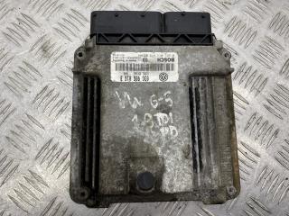 блок управления двигателем Volkswagen Golf 5 поколение 2004, 1.9 л., TDi, 03G906016B