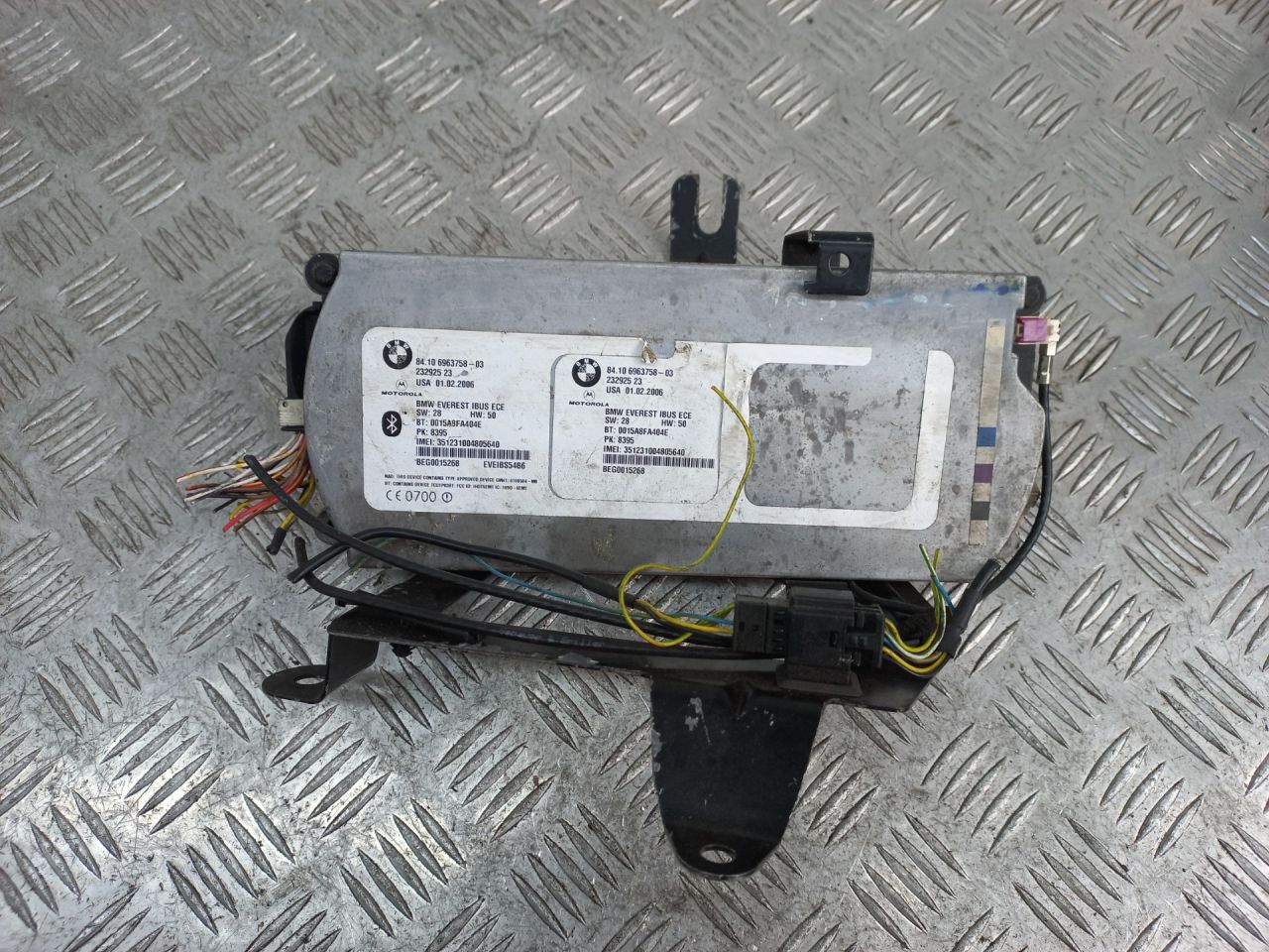 блок управления телефоном BMW 5 серия E60/E61 2005, 84.106963758-03 - фото №1