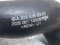 патрубок интеркулера Mercedes-Benz C-Класс W203/S203/CL203 [рестайлинг] 2007, 2.2 л., CDi, A2035283382 - фото №4