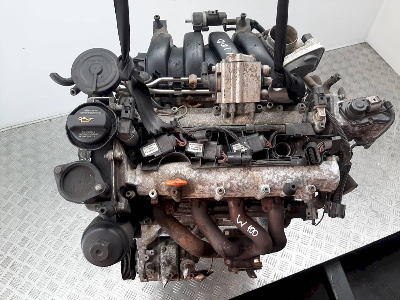 двигатель Volkswagen Touran 1 поколение 2006, 1.6 л., FSI, бензин, 016735 - фото №1