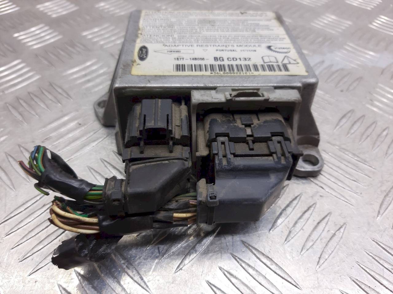 блок AirBag Ford Mondeo 3 поколение 2003, 2.0 л., TDCi, 1S7T-14B056-BG - фото №1