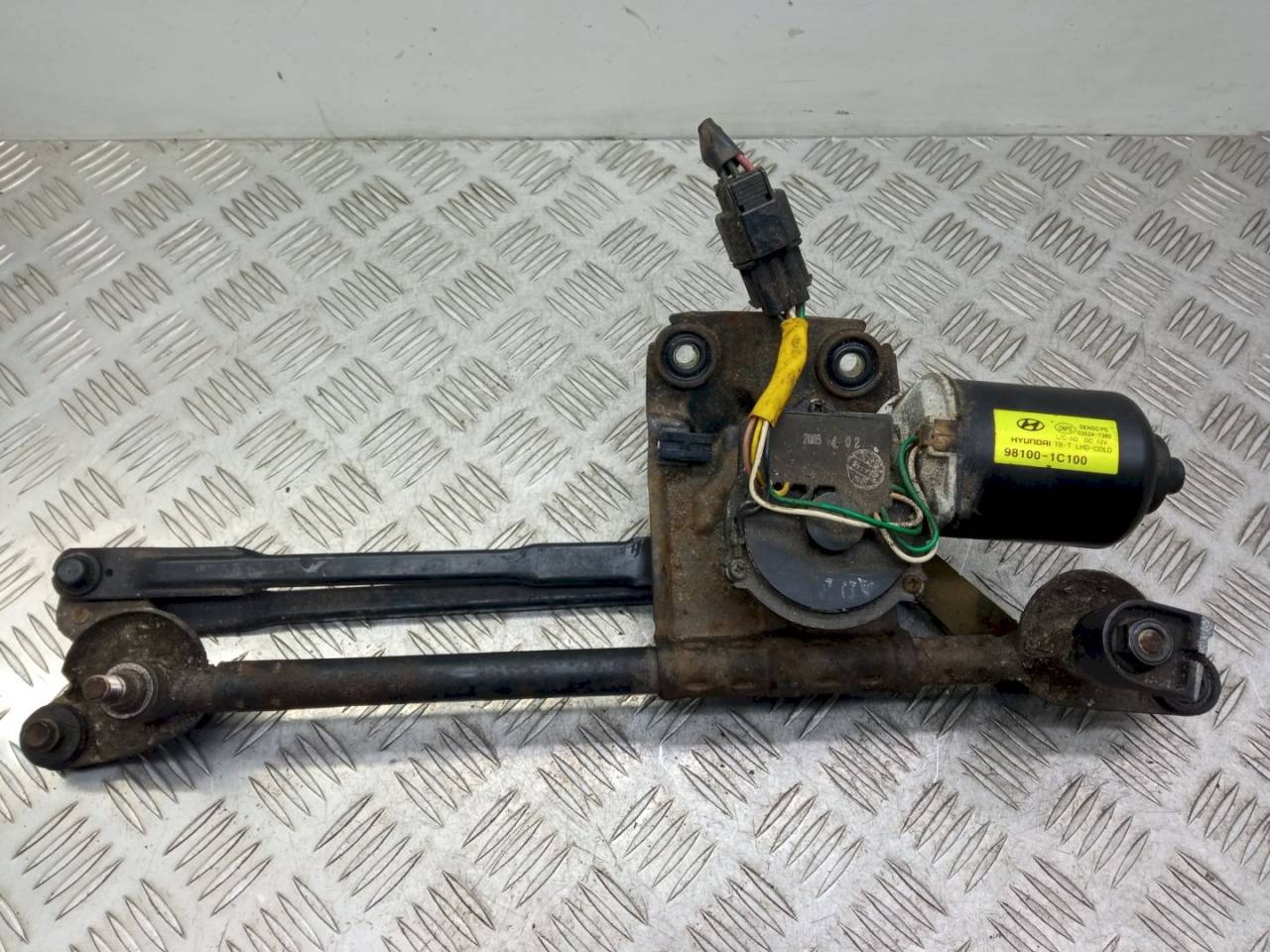 механизм стеклоочистителя (трапеция дворников) Hyundai Getz 1 поколение 2005, 981001C100 - фото №1