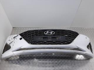 бампер передний Hyundai Solaris 2 поколение 2021, белый