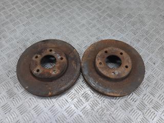 диск тормозной передний Nissan X-Trail T30 [рестайлинг] 2005, 2.2 л., YD22D, дизель, МКПП, внедорожник 5 дв.